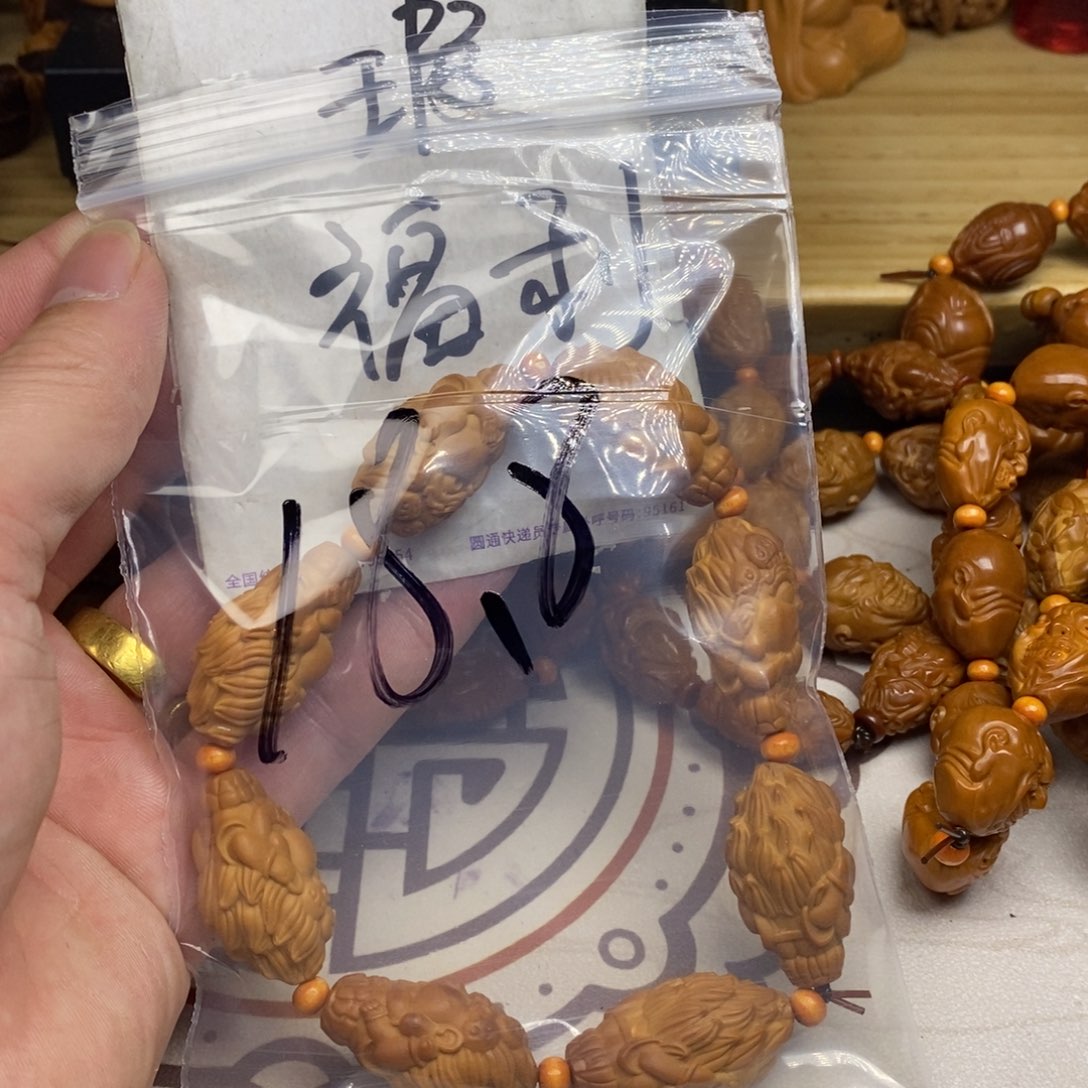 橄榄核手串/手链橄榄核橄榄核雕刻强