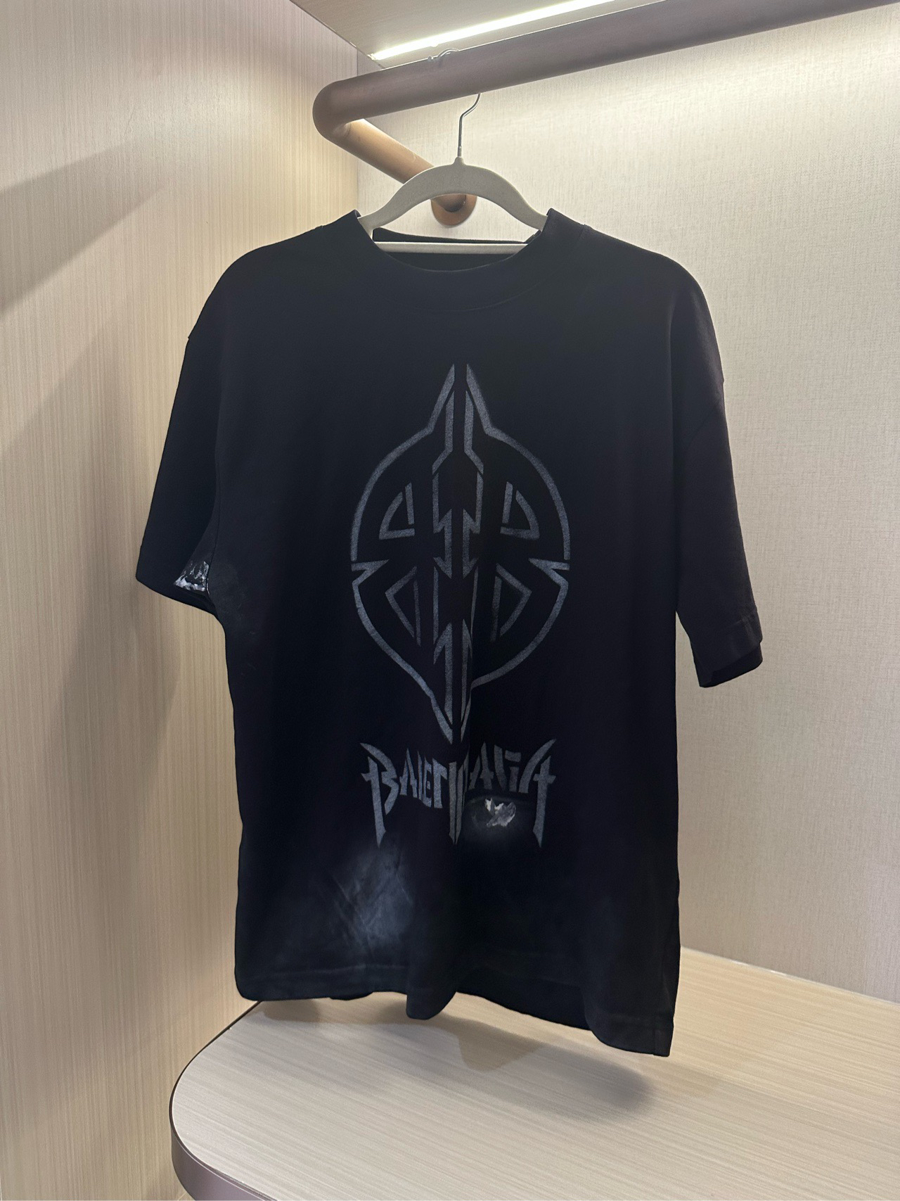 全新未使用 Balenciaga/巴黎世家 SS24印花圆领短袖/XL码/K0134