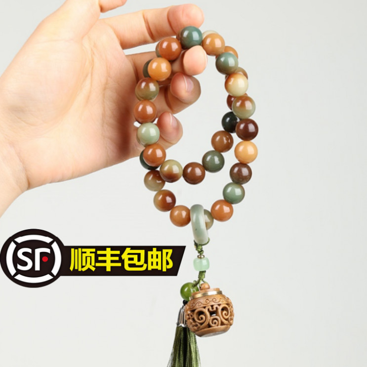 敦煌菩提精美多圈手串带挂饰MK690