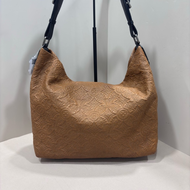 95新 LouisVuitton/路易威登 【蕾】 80 0751 焦糖色压印老花单肩包