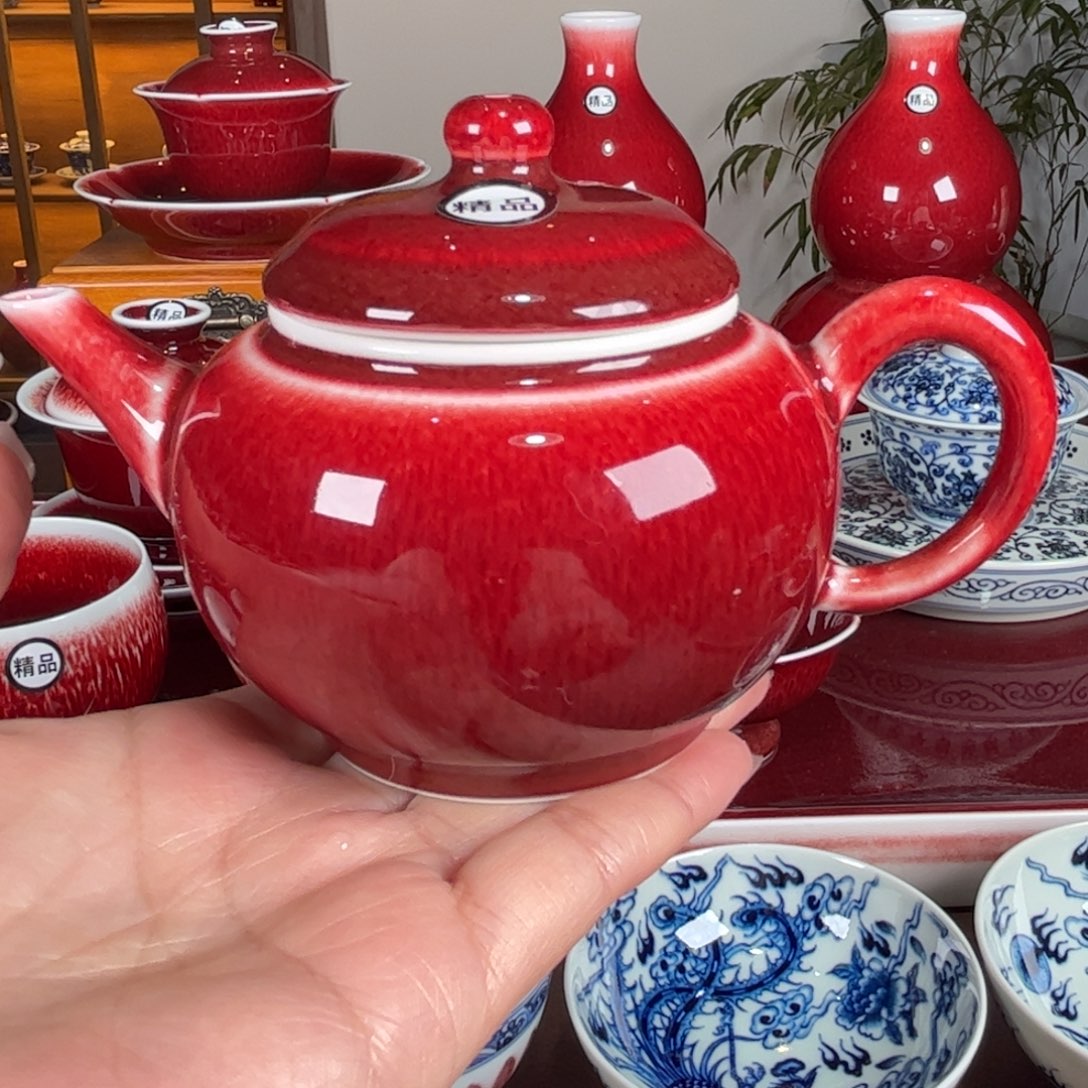 杯闻轩坊原矿郎红 精品水平壶