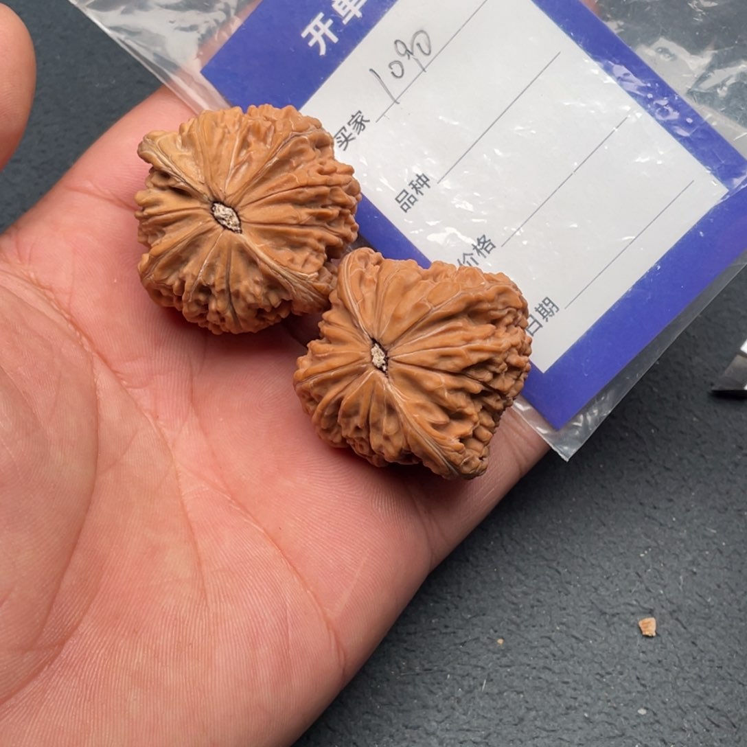 核桃把件42磨盘，1090号