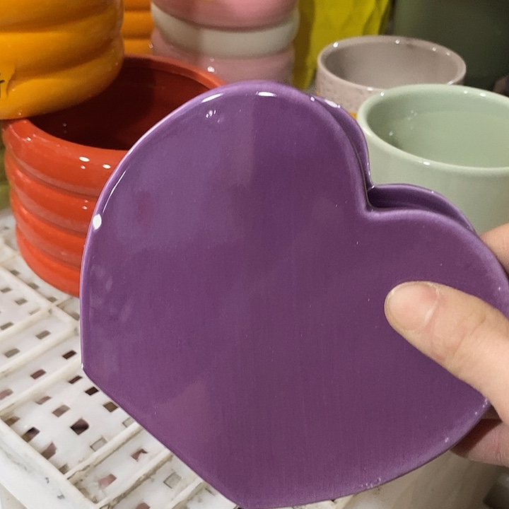 陶盆有孔 瑕疵针孔漏釉介意勿拍外口 9外高11