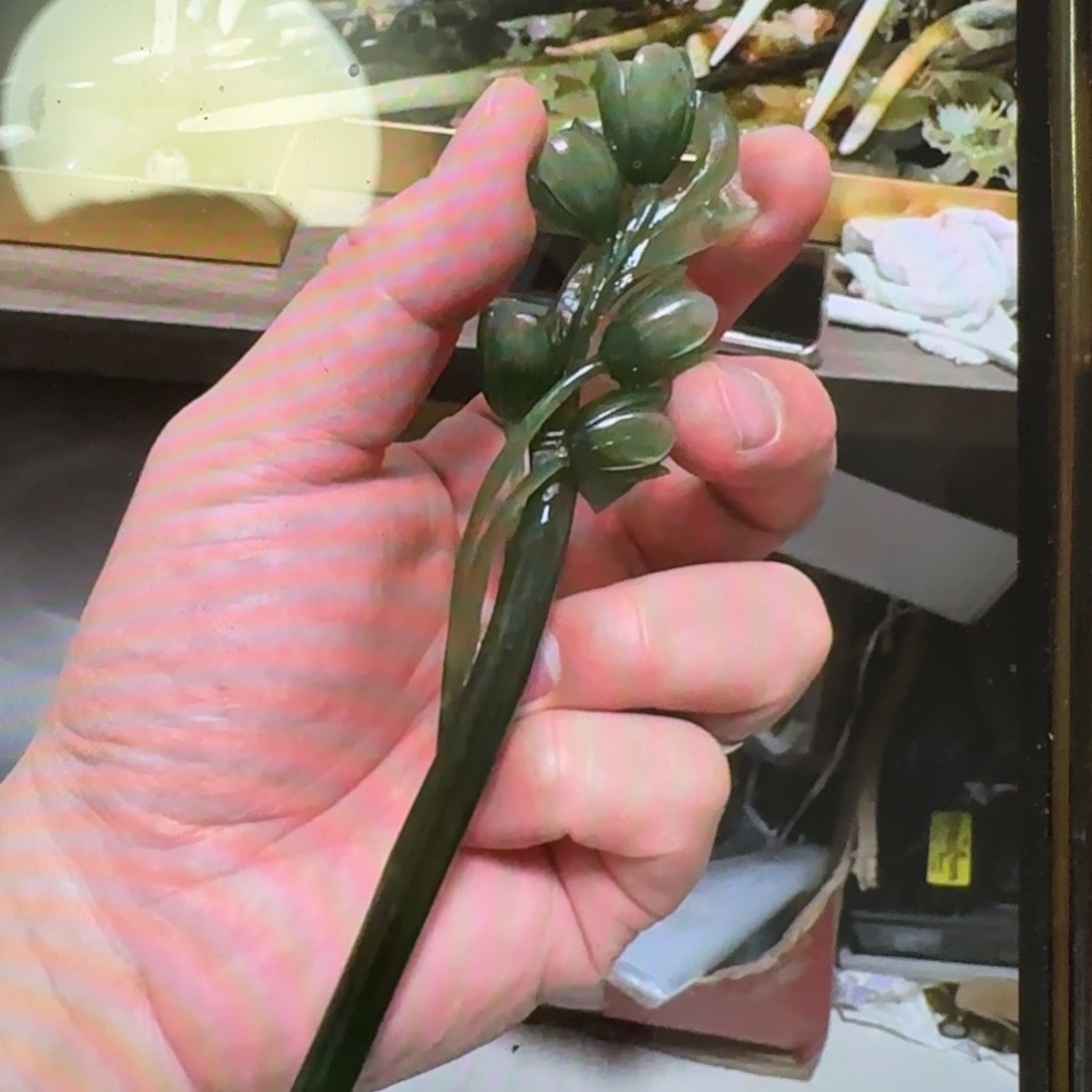 岫玉发饰未镶嵌岫玉发簪就是好看