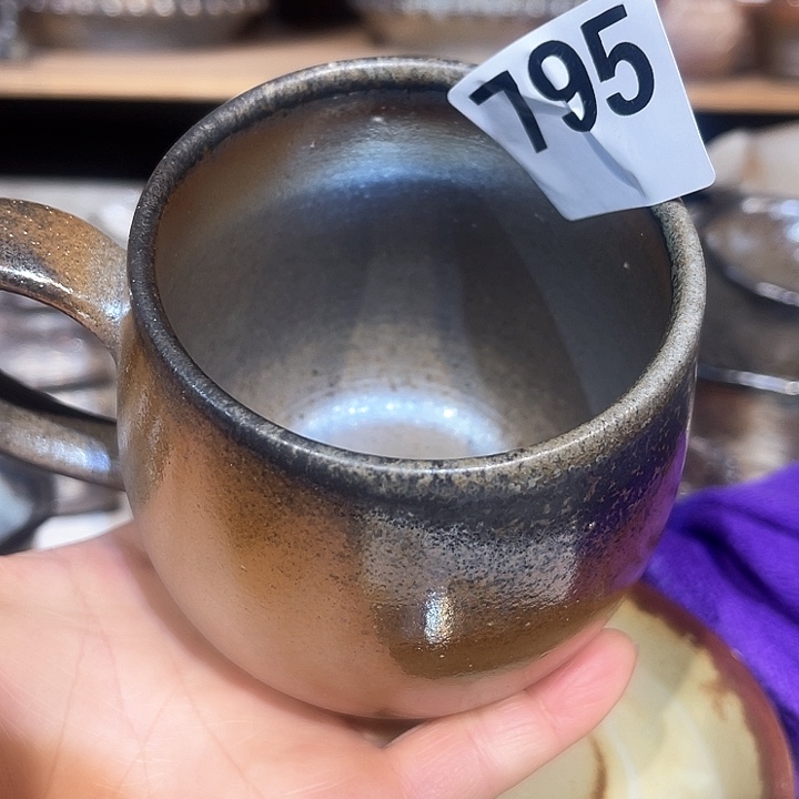 杯高温柴烧陶泥马克杯