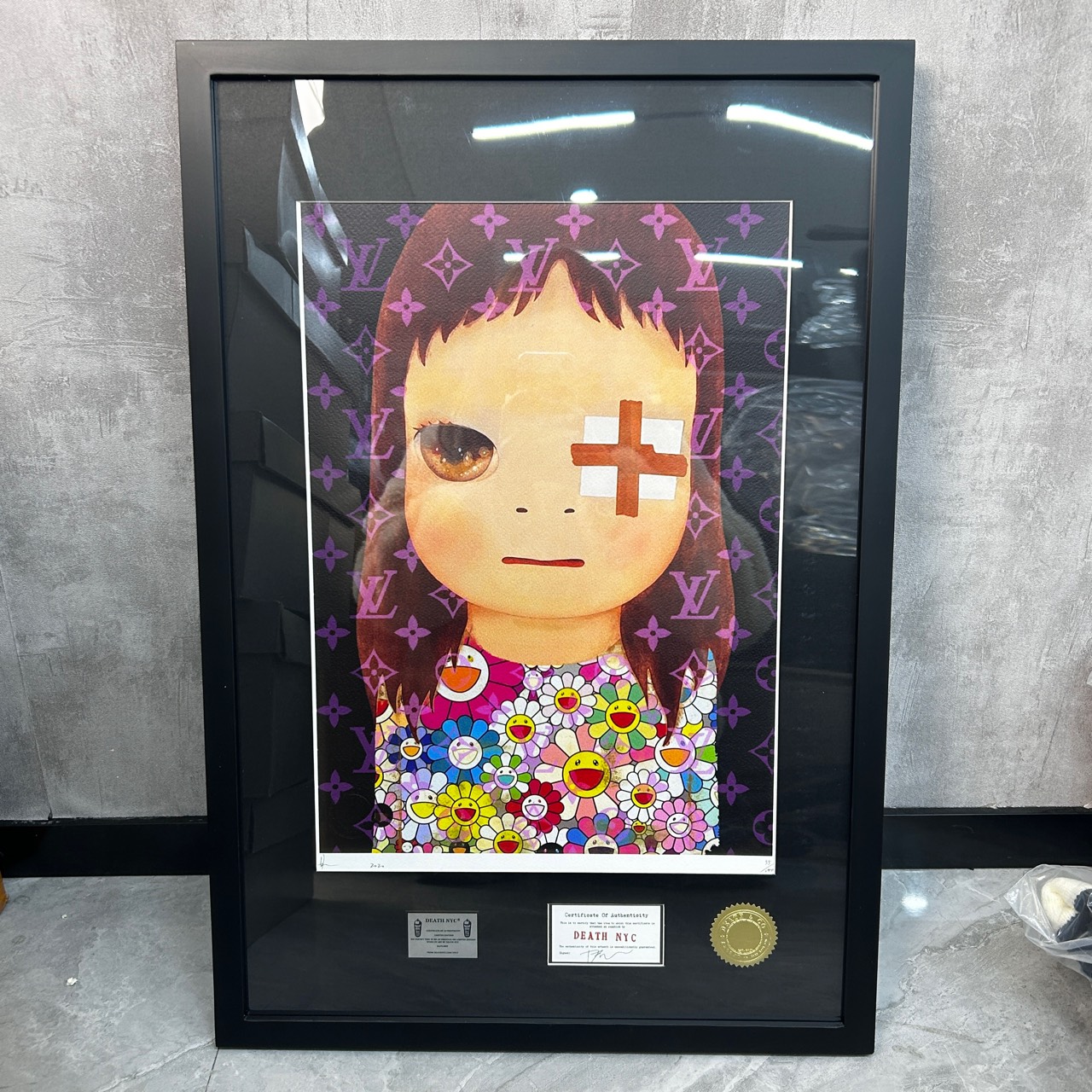 全新未使用 Issey Miyake/三宅一生 奈良美智 潮流版画 55/100