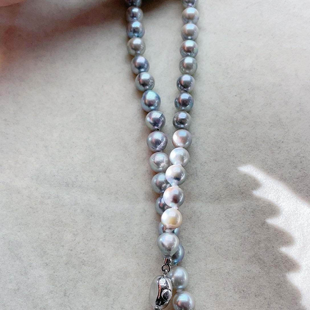 海水珍珠颈饰银S925镶嵌