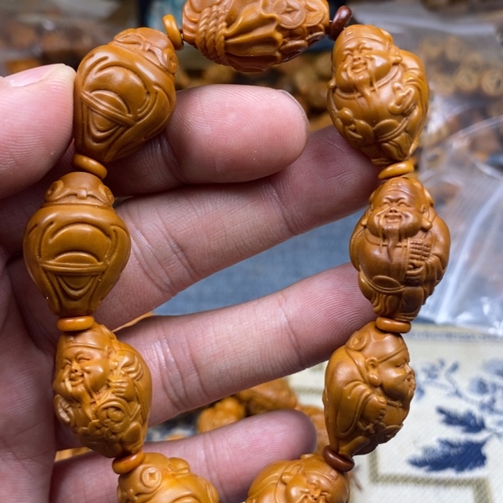 橄榄核手串/手链橄榄核雕工艺手串