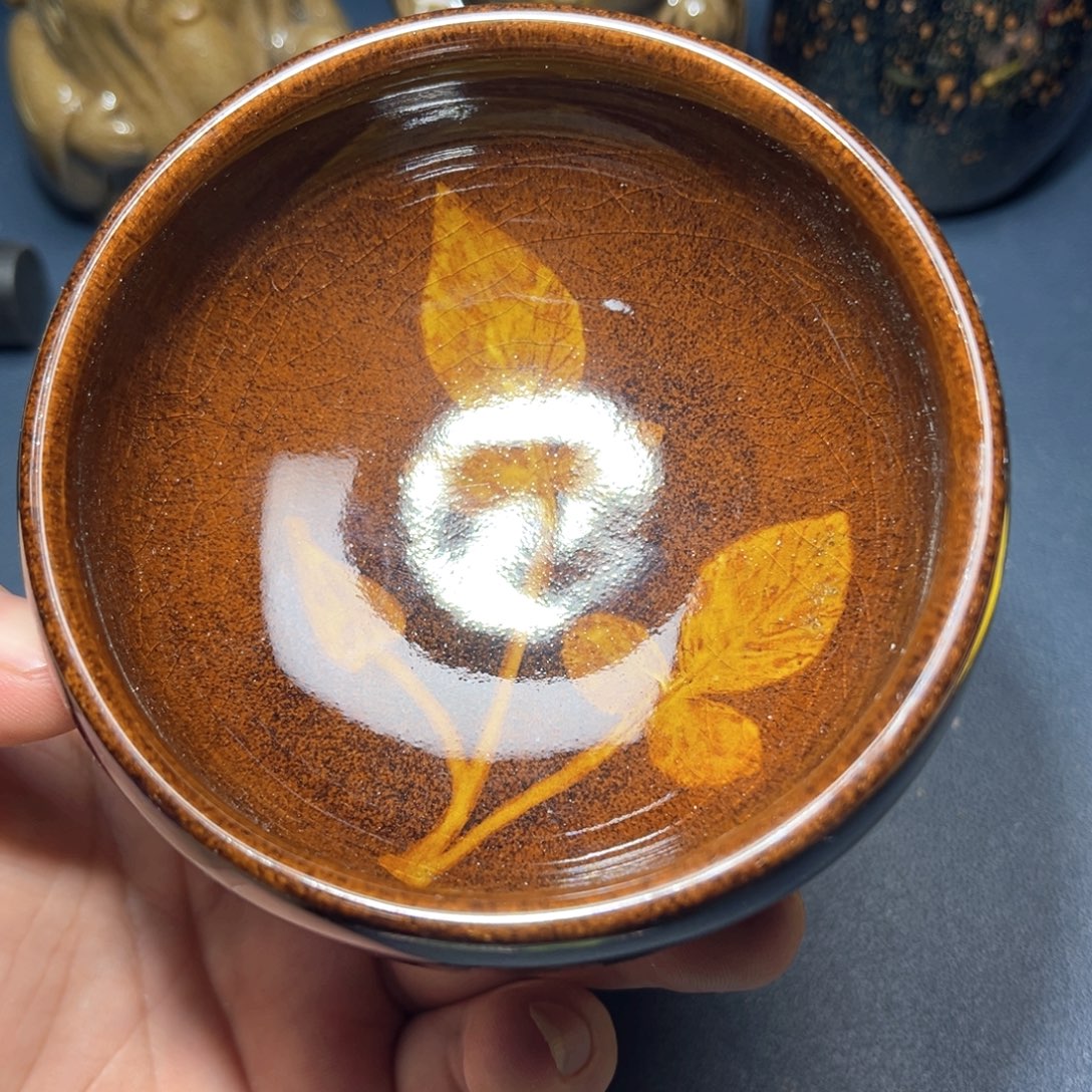 茶盏建盏手握泡茶主人杯