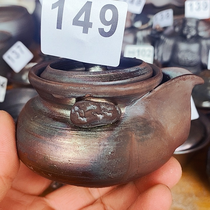 紫砂茶杯柴烧纯手工149