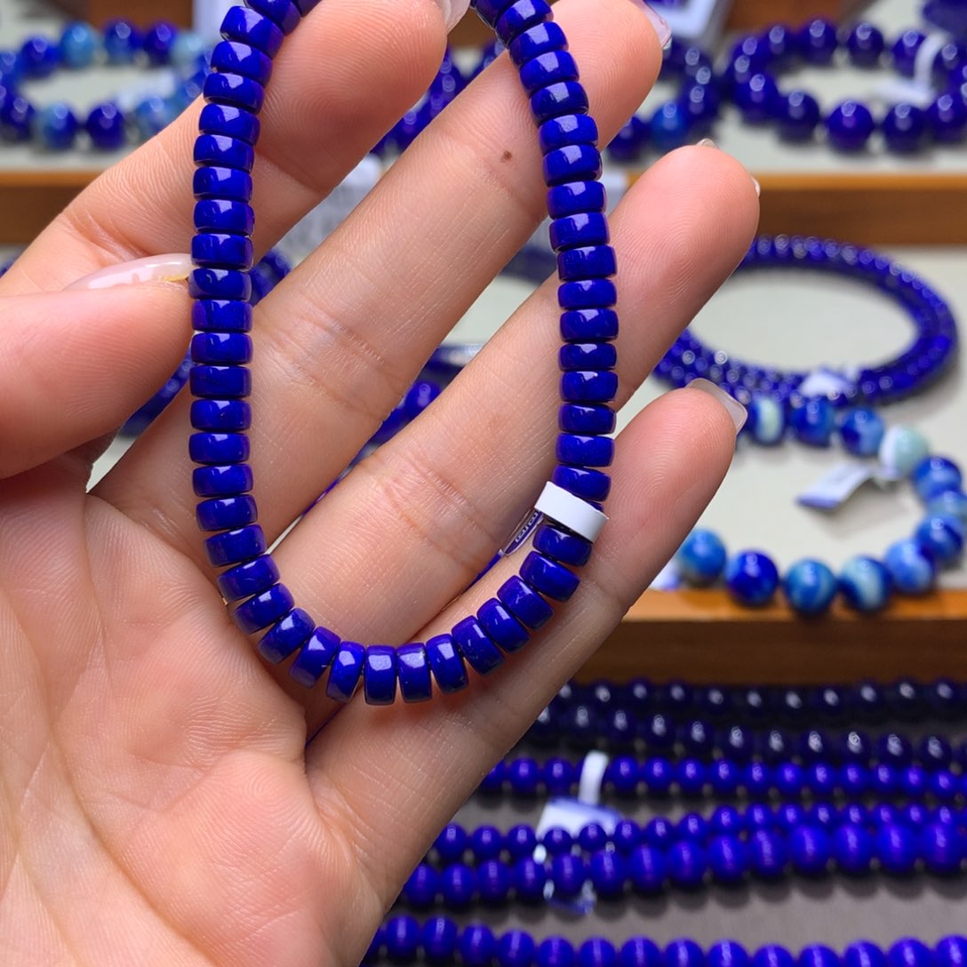 青金石手串未镶嵌6mm1294