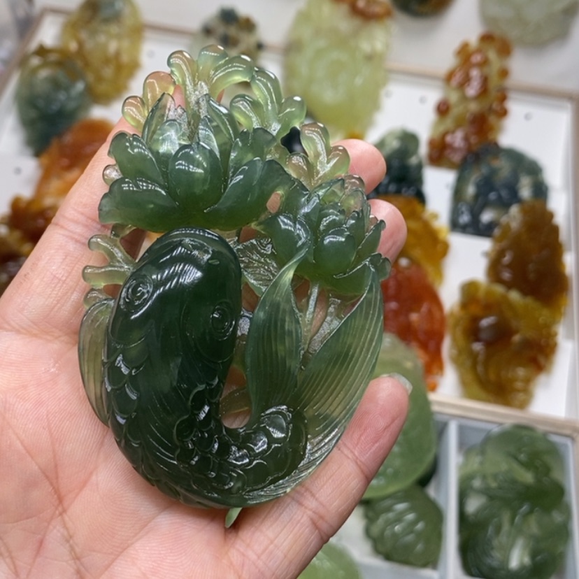 【闪购商品】未镶嵌蛇纹石玉颈饰可**?