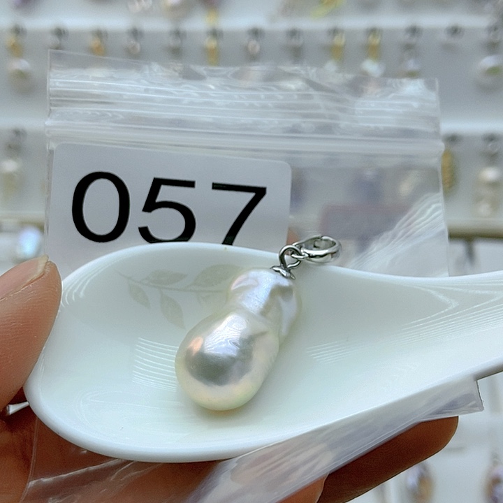 淡水珍珠颈饰银S925镶嵌