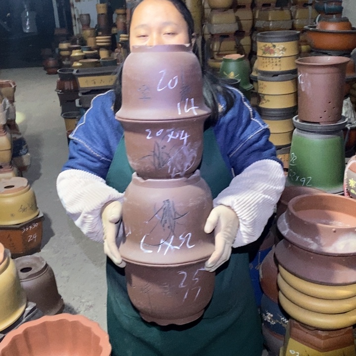 紫砂花盆紫砂花盆盆栽花卉苗木种植