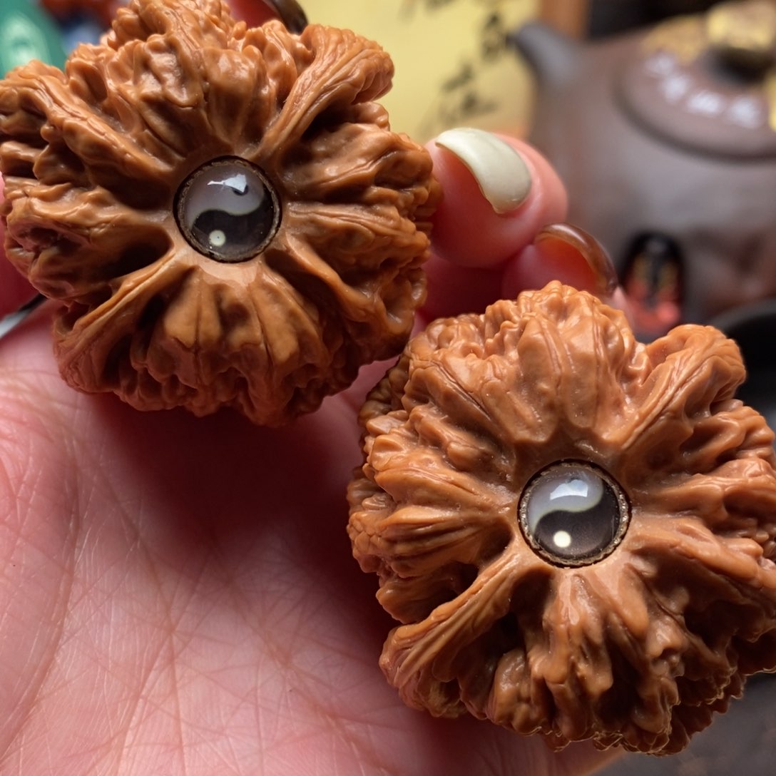 把件文玩核桃46尺寸粗筋