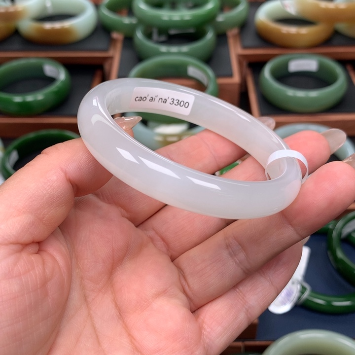 和田玉未镶嵌5758圈口