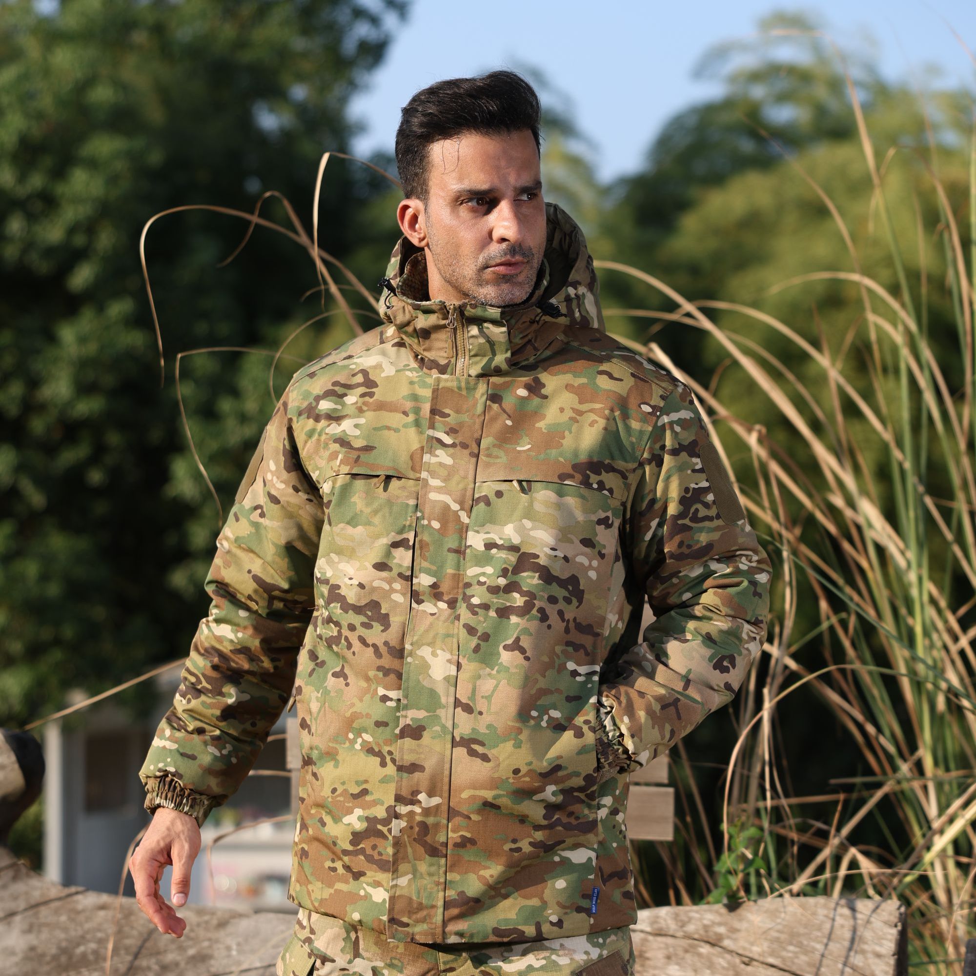 冬季反恐战术加厚迷彩棉衣男女同款户外防寒棉服保暖耐磨舒适