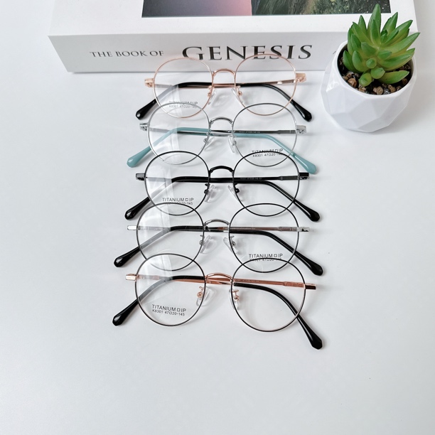 超轻时尚多边形无磁钛复古眼镜框素颜可配近视度数眼镜架男女通用