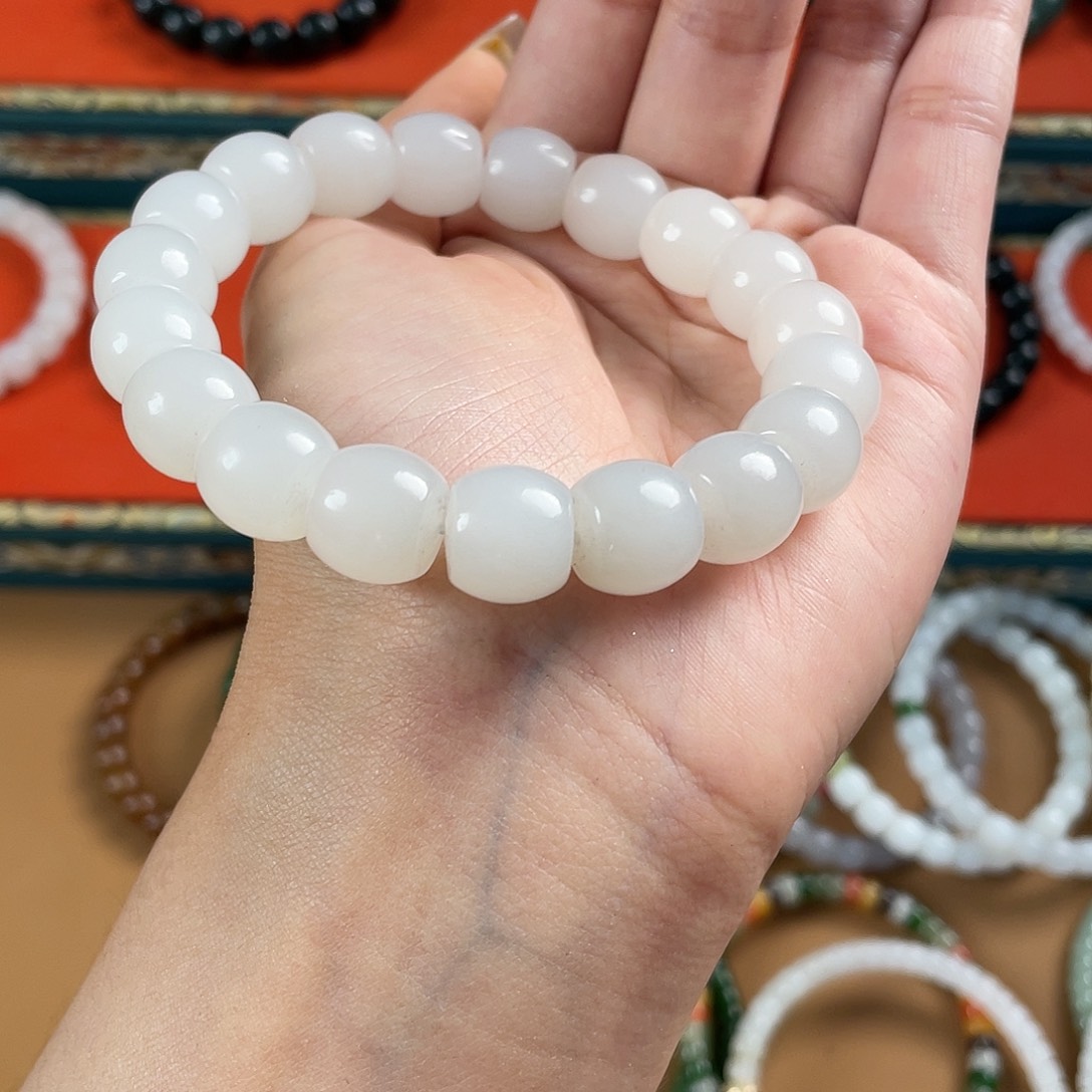 和田玉未镶嵌颈饰生****过