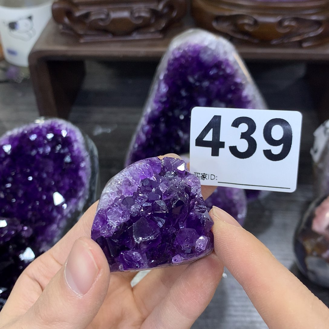 紫晶珠宝半成品未镶嵌439
