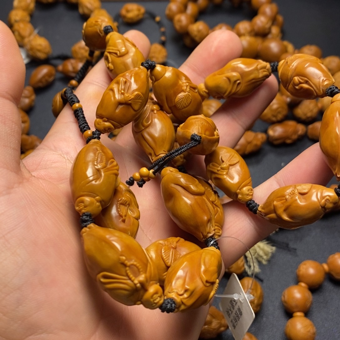 用***8橄榄核手串/手链弥勒脖挂