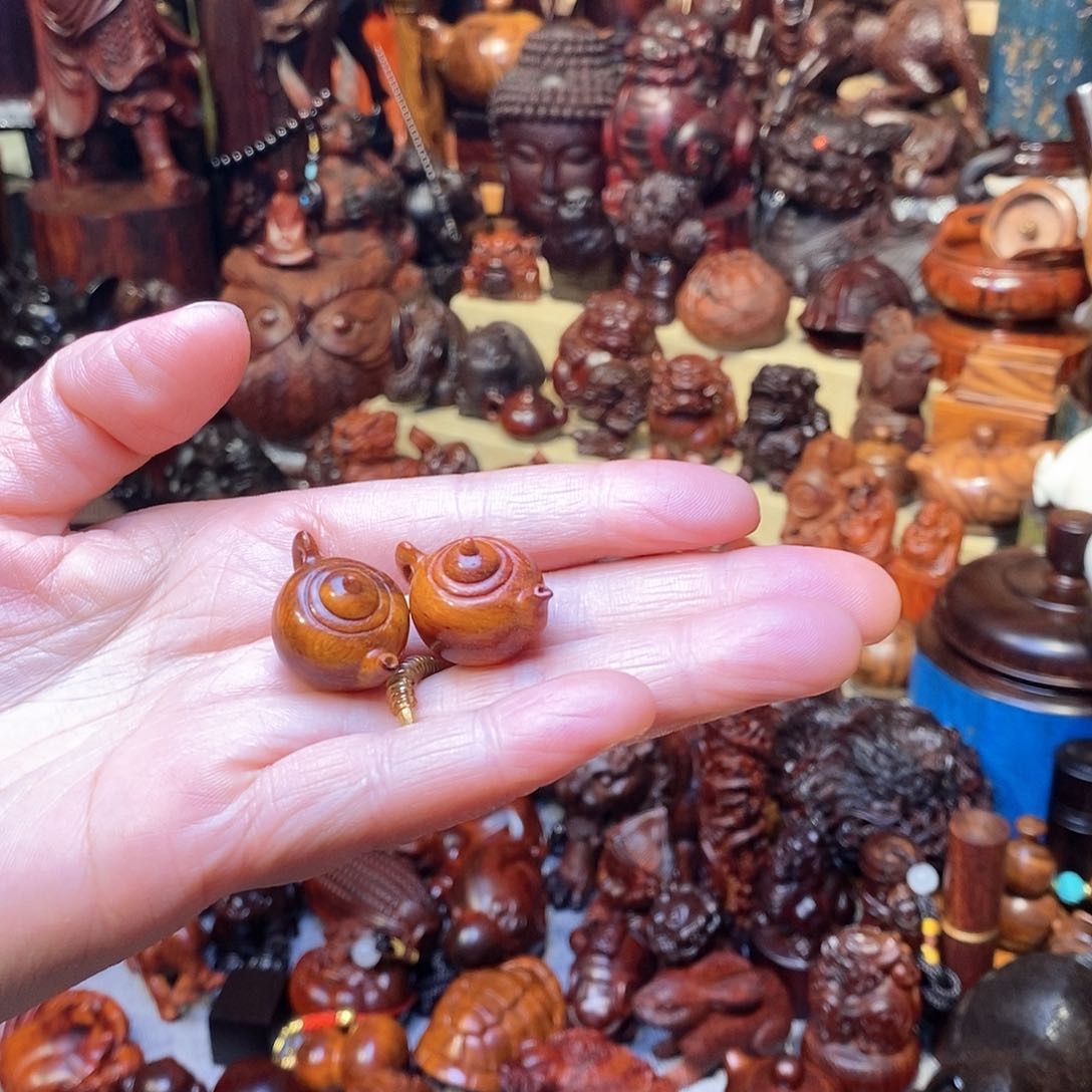 檀香紫檀（小叶紫檀）麻将糊壶把