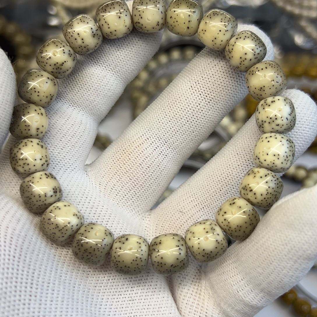 星月菩提手串白冰灰背11✖️10