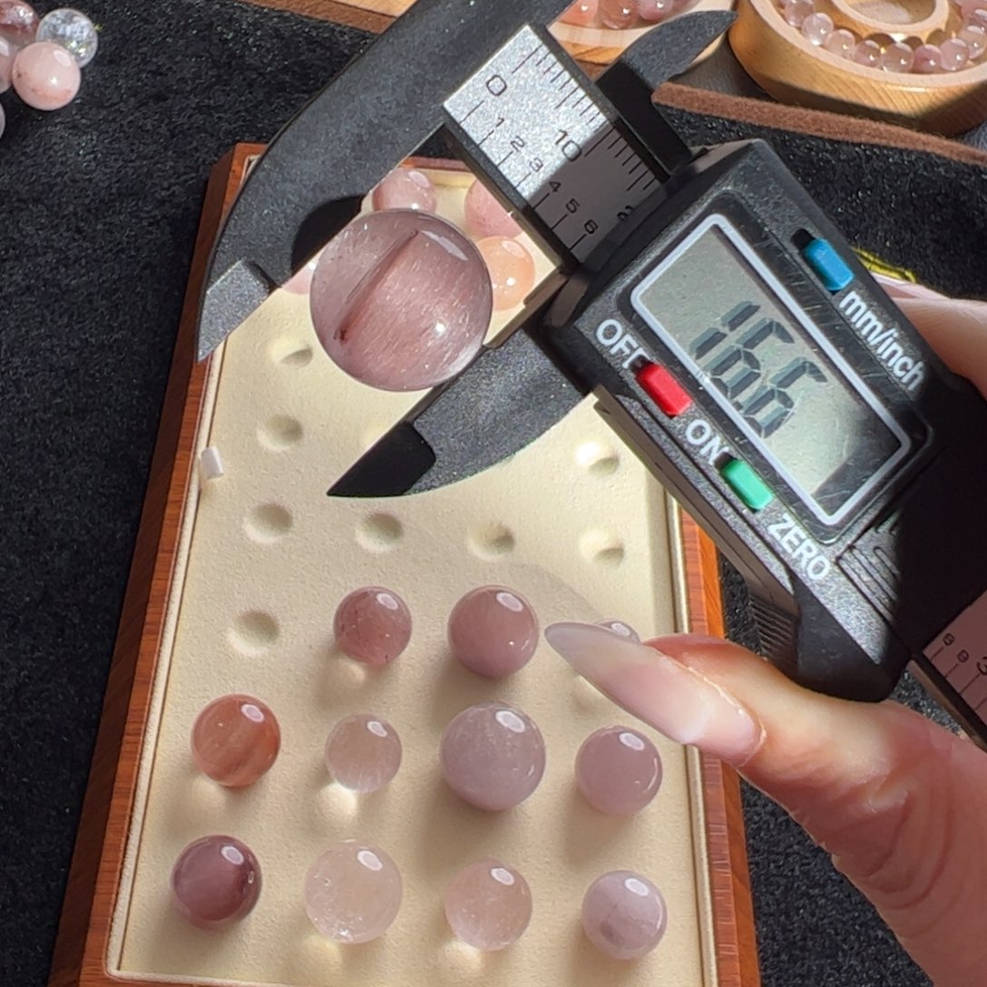 M***手链未镶嵌水晶16.6m定制通孔不退不换