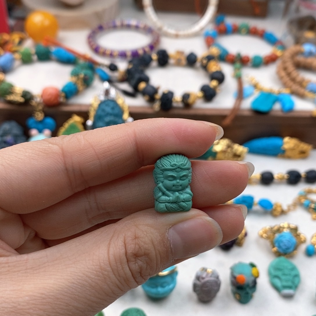 绿松石未镶嵌配饰