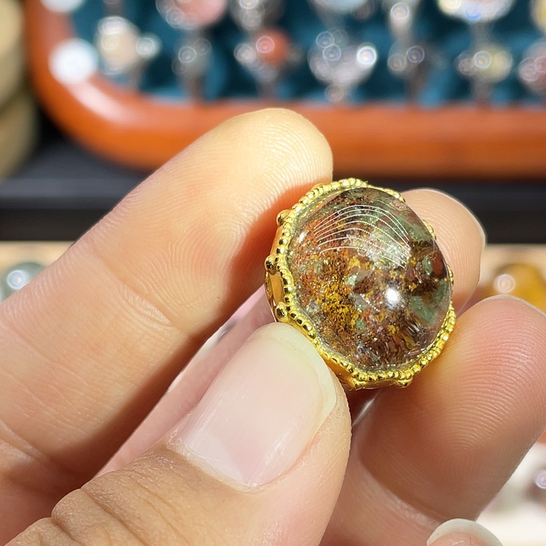 水晶珠宝半成品银S925镶嵌