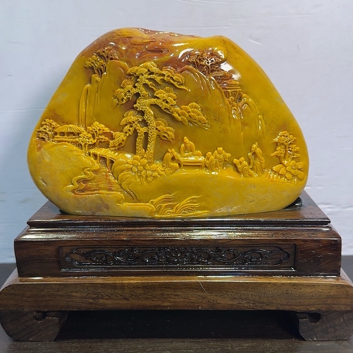 用***3寿山石寿山石摆件精品