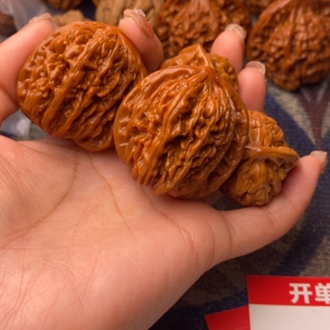 把件文玩核桃文玩核桃四座楼狮子