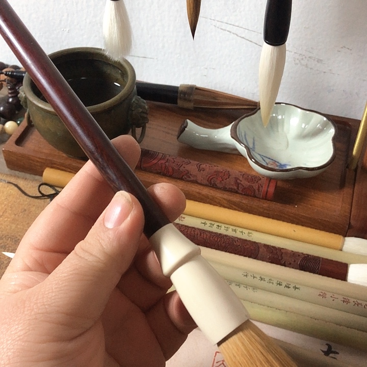 核桃手串/手链纯狼毫