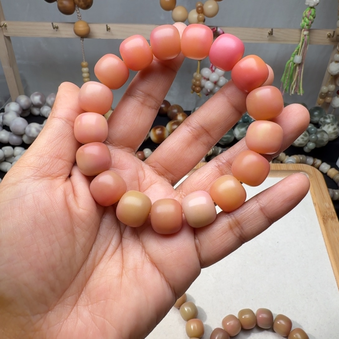 风***ゞ菩提根/象牙果手串卡14干磨