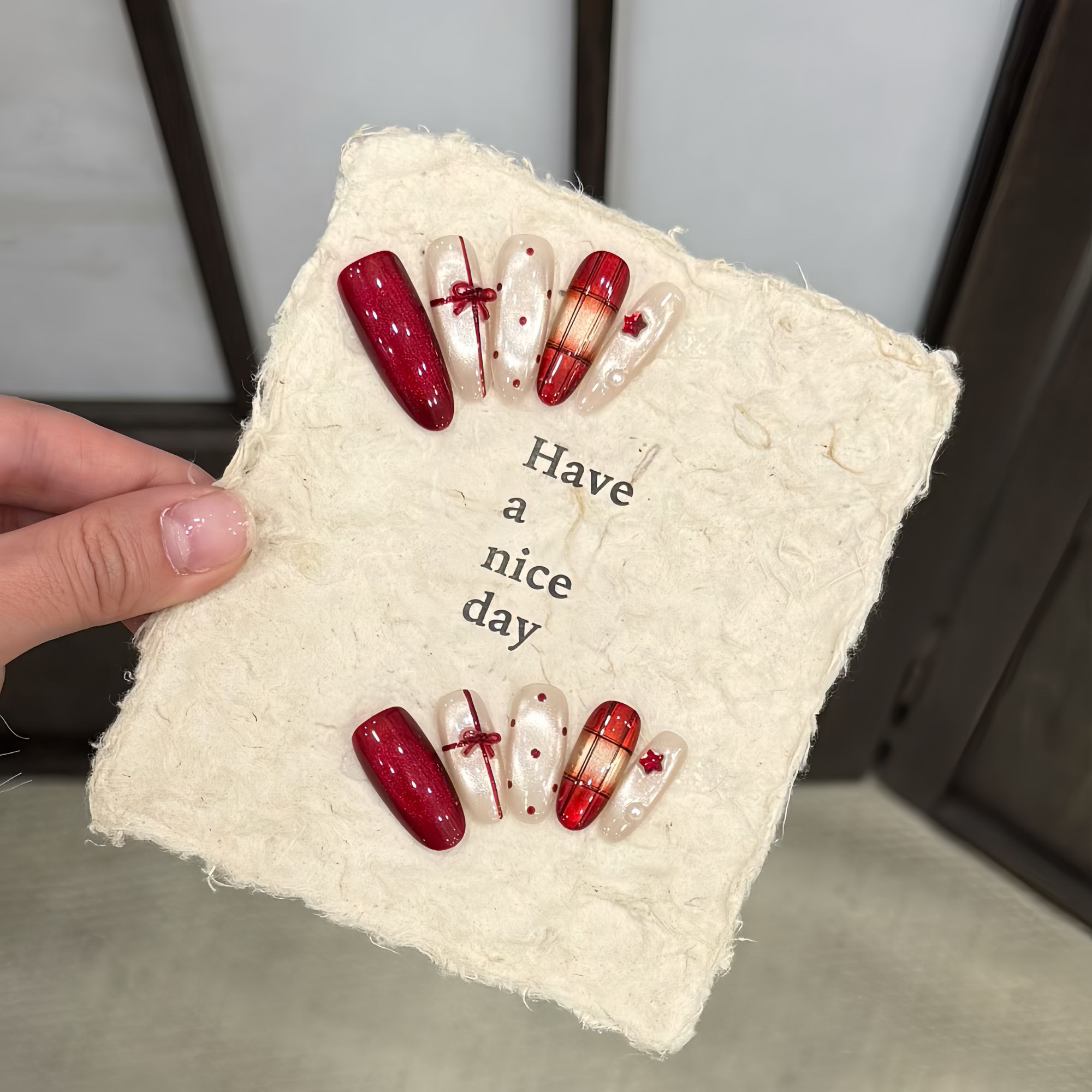 R-寡姐的礼物-XingHeJiYu轻奢高定美甲 10片装