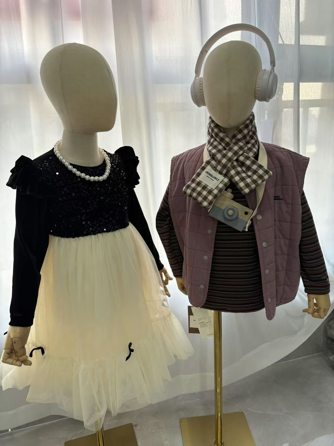 洋气女童秋冬韩版外套儿童加绒加厚时尚马甲保暖冬季