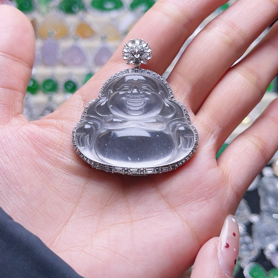 石英质玉颈饰银S925镶嵌张****9