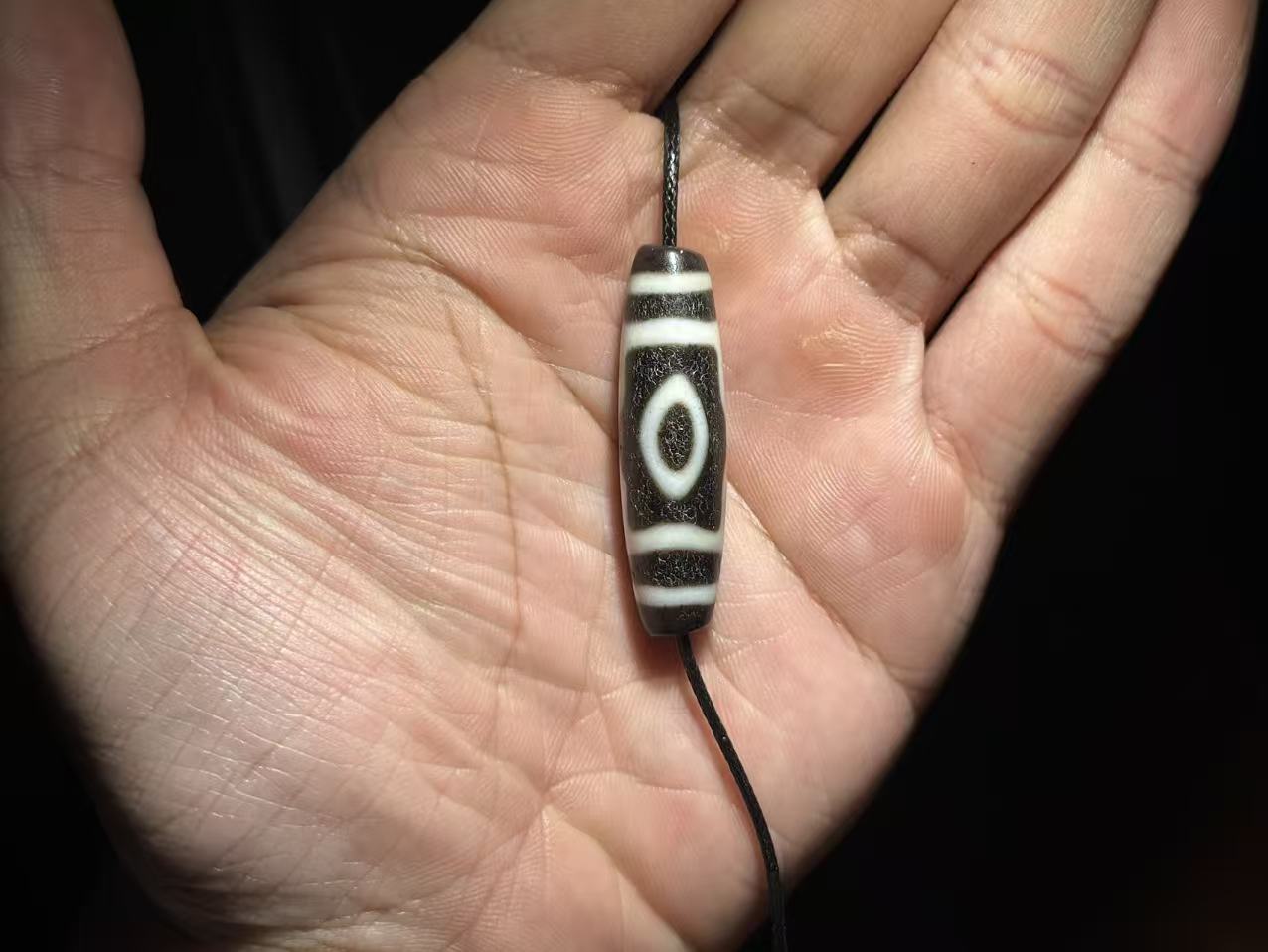 直播 三眼天珠 男女同款脖挂