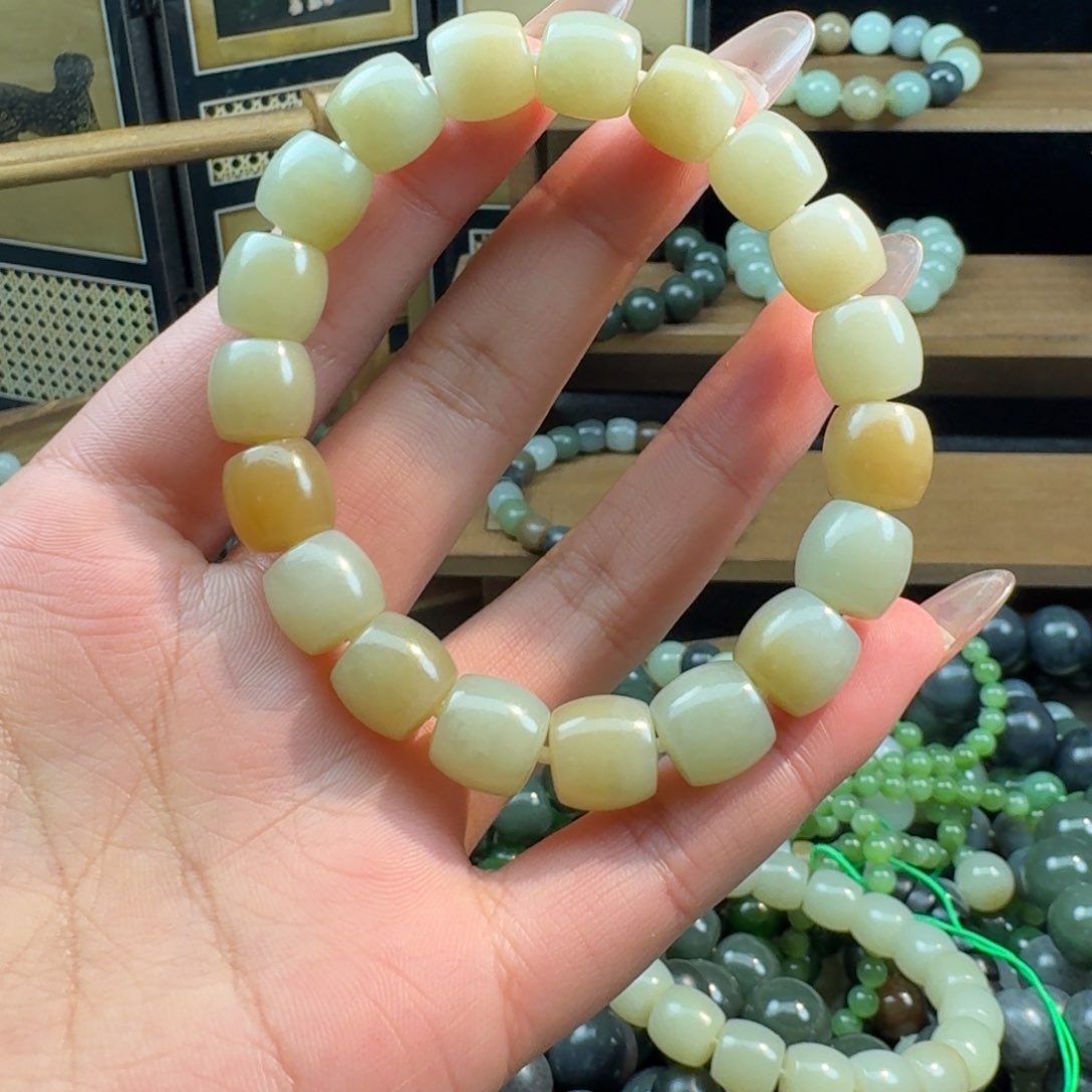 和田玉手链未镶嵌