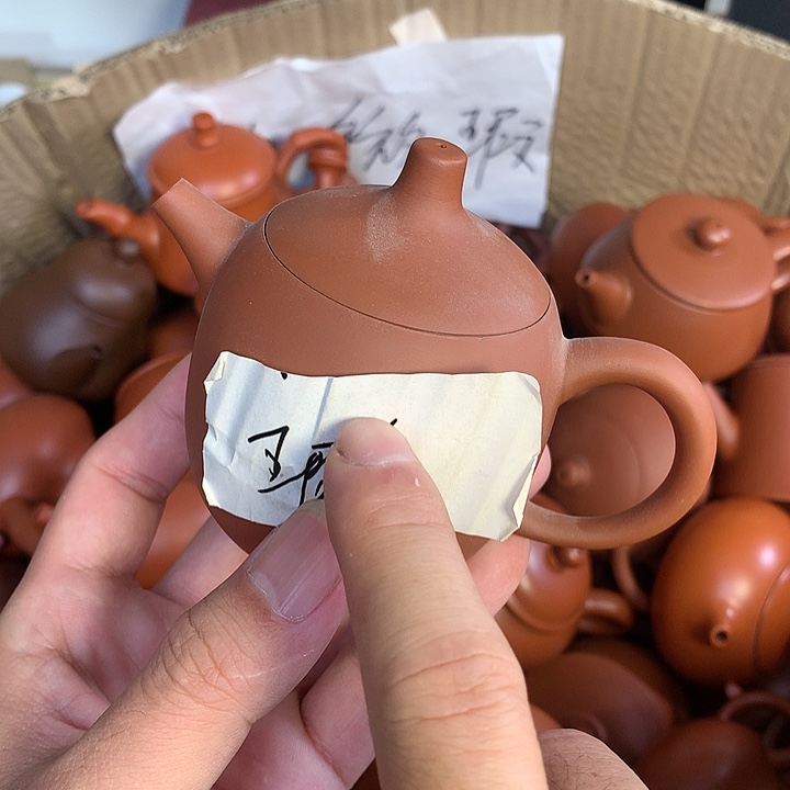 紫砂茶壶原矿朱泥茶壶茶具家用140
