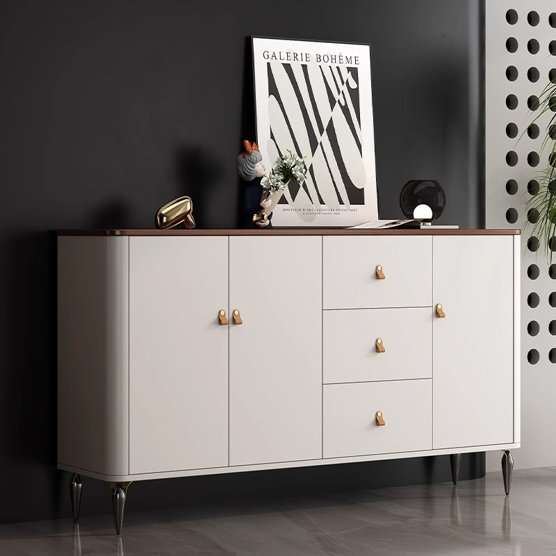 现代简约餐边柜靠墙一体储物柜轻奢客厅茶水柜收纳柜厨房家用橱柜