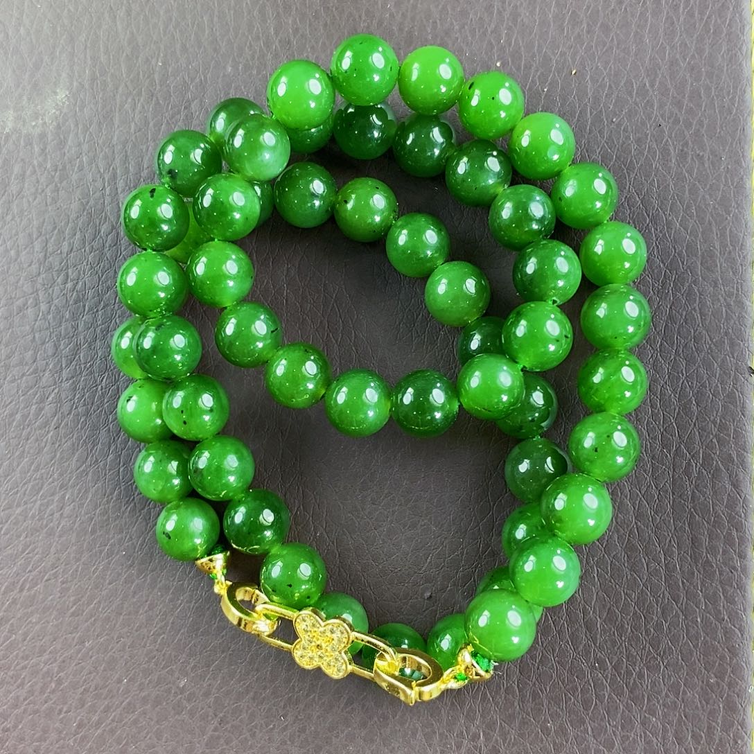 颈饰未镶嵌和田玉（碧玉）卡8