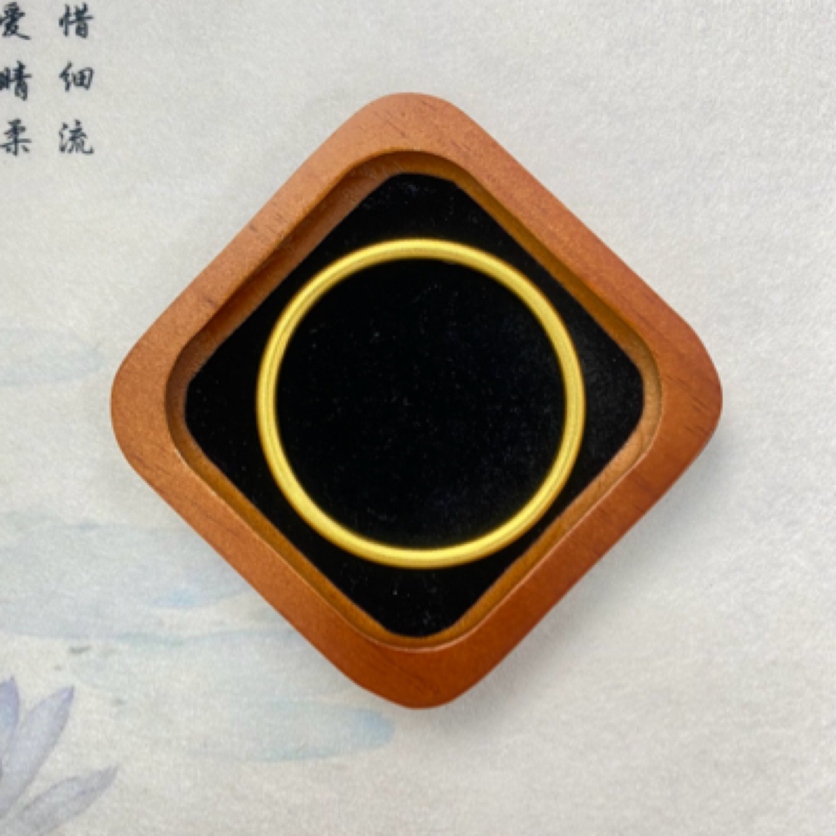 非金属珐琅手镯 足银手镯，素圈古法经典简约百搭时尚女款复古光面