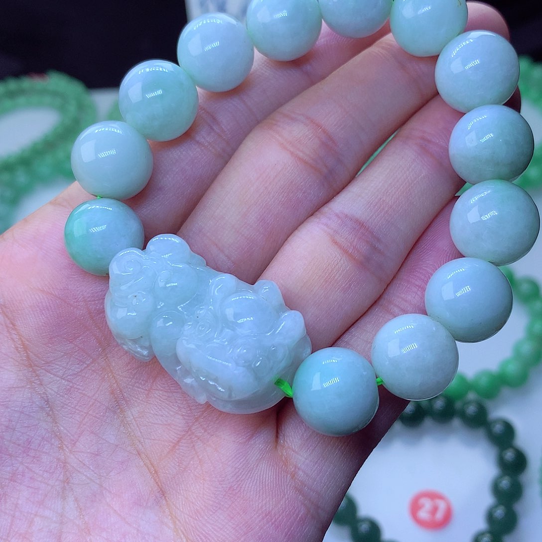 翡翠毛衣链未镶嵌