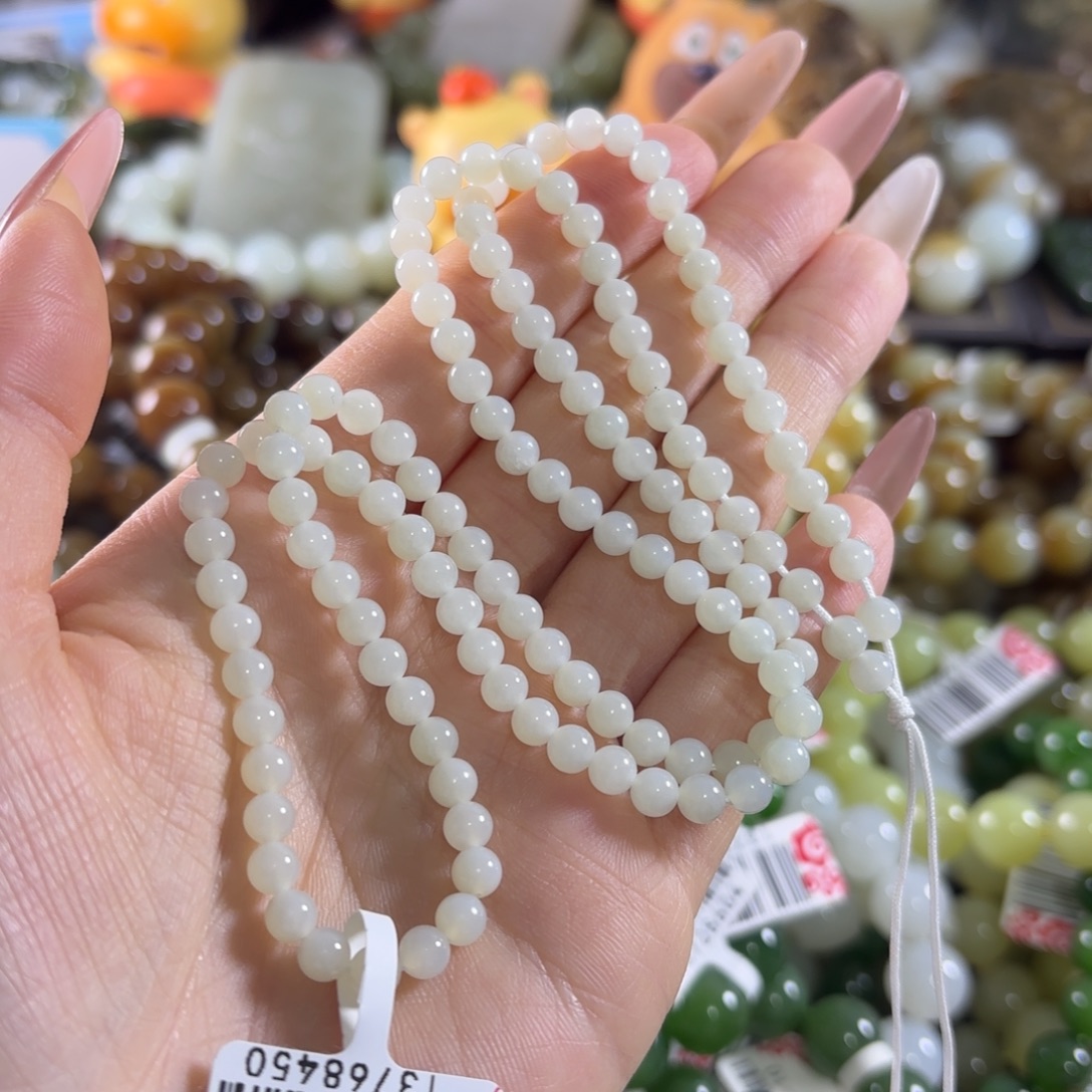 和田玉未镶嵌手链59