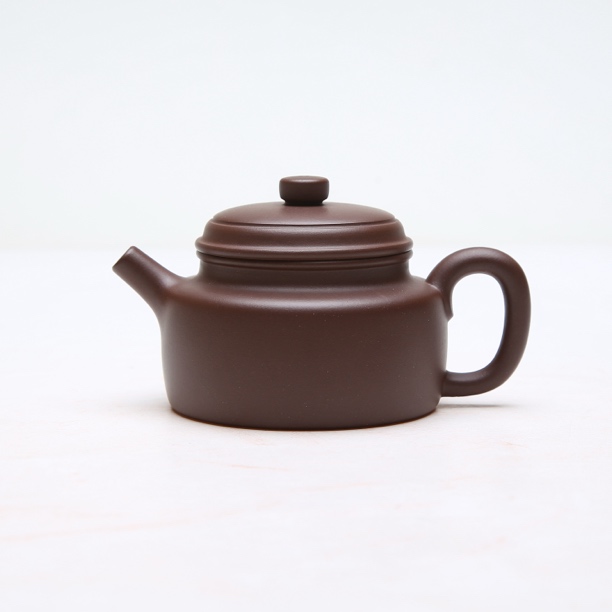 奕晓轩德钟壶140CC宜兴紫砂壶黄龙山原矿紫泥精工半手工制作