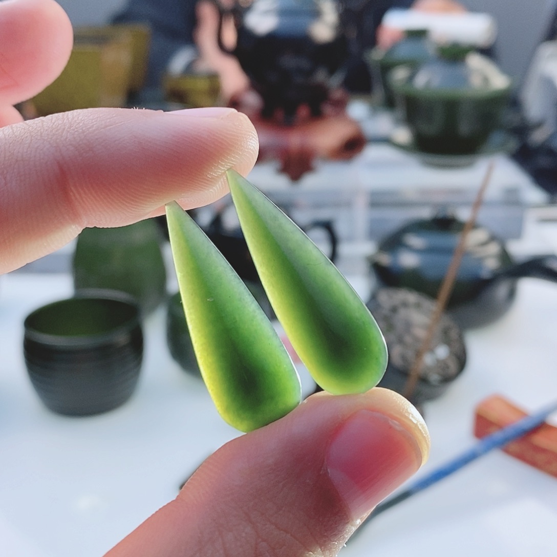 和田玉（青玉）把件未镶嵌