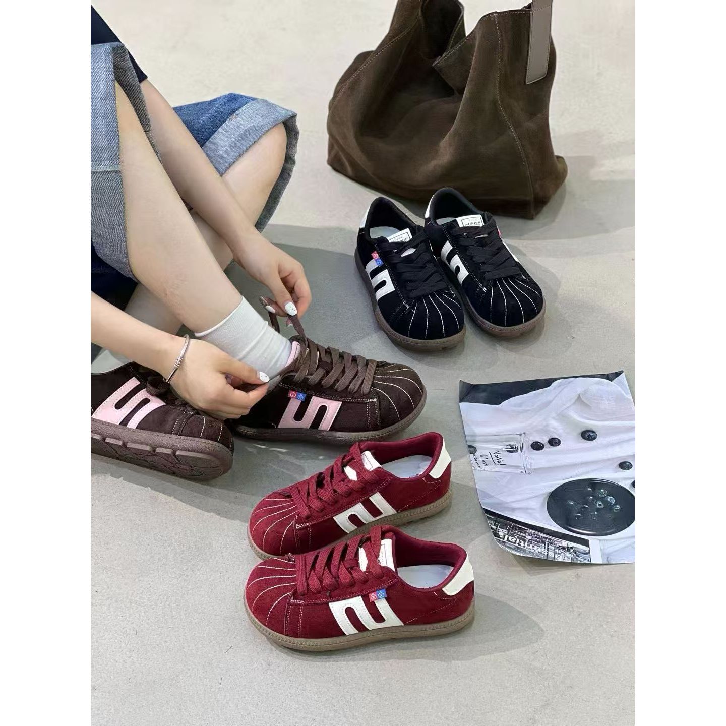 7691-7复古简约百搭单鞋