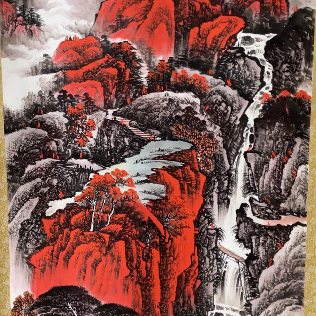 国画老师手笔手绘作品n