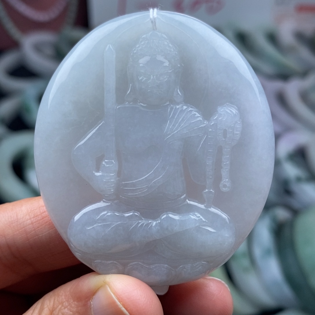 翡翠颈饰未镶嵌挂件